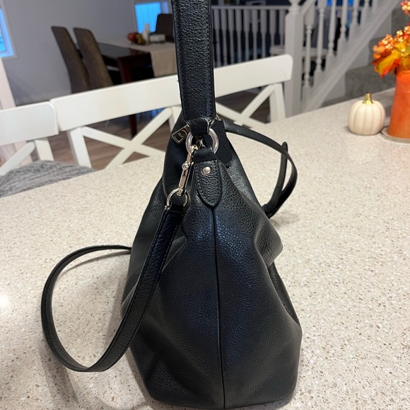 Leather Coach Purse with Hand and Shoulder Strap - Picture 3 of 5